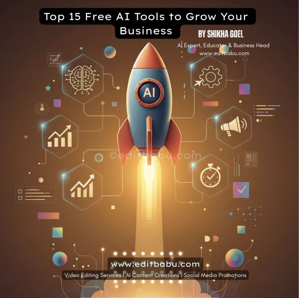 Top 15 Free AI Tools for Business Growth